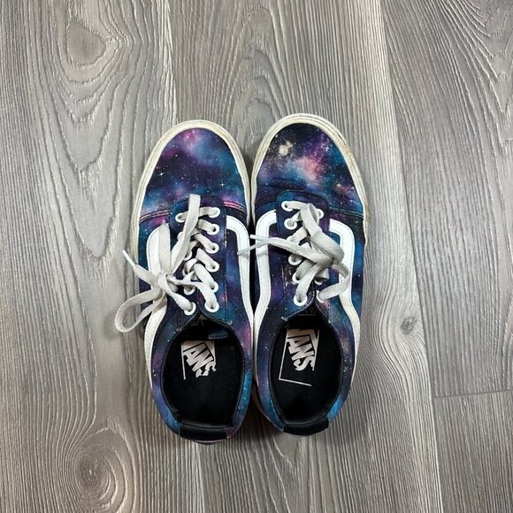 Vans Old Skool Galaxy Sneakers Size 6.5 Women’s Cosmic Print - Picture 2 of 5